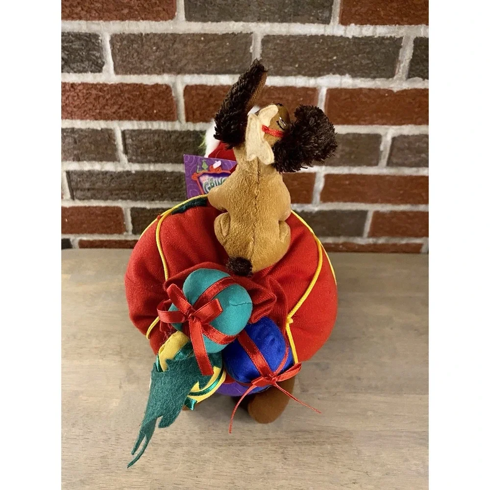 How The Grinch Stole Christmas Singing Sleigh Plush Beverly Hills W/ Tags